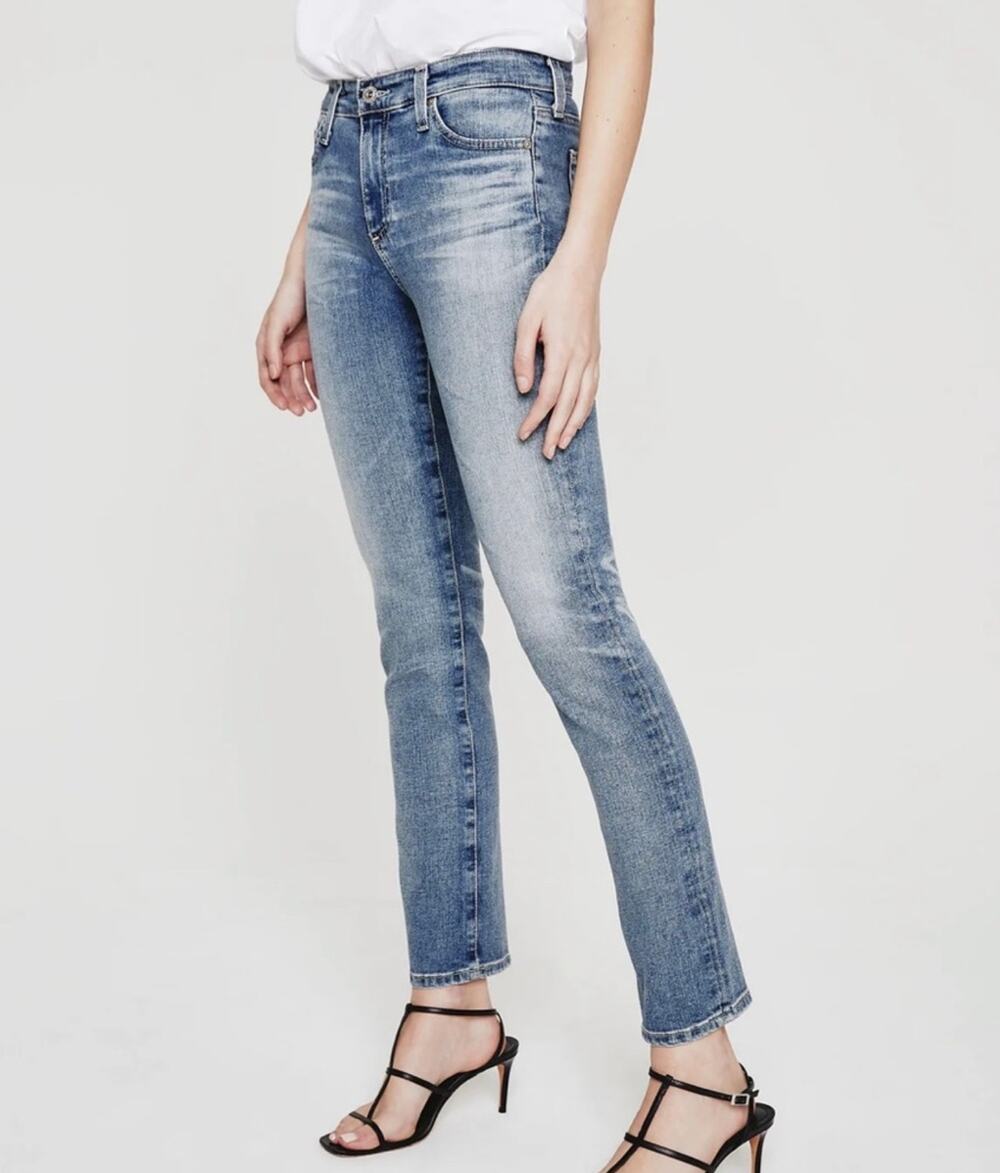 AG Mari Slim Straight Denim Jeans 29